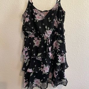 TRIXXI ruffle floral dress‎